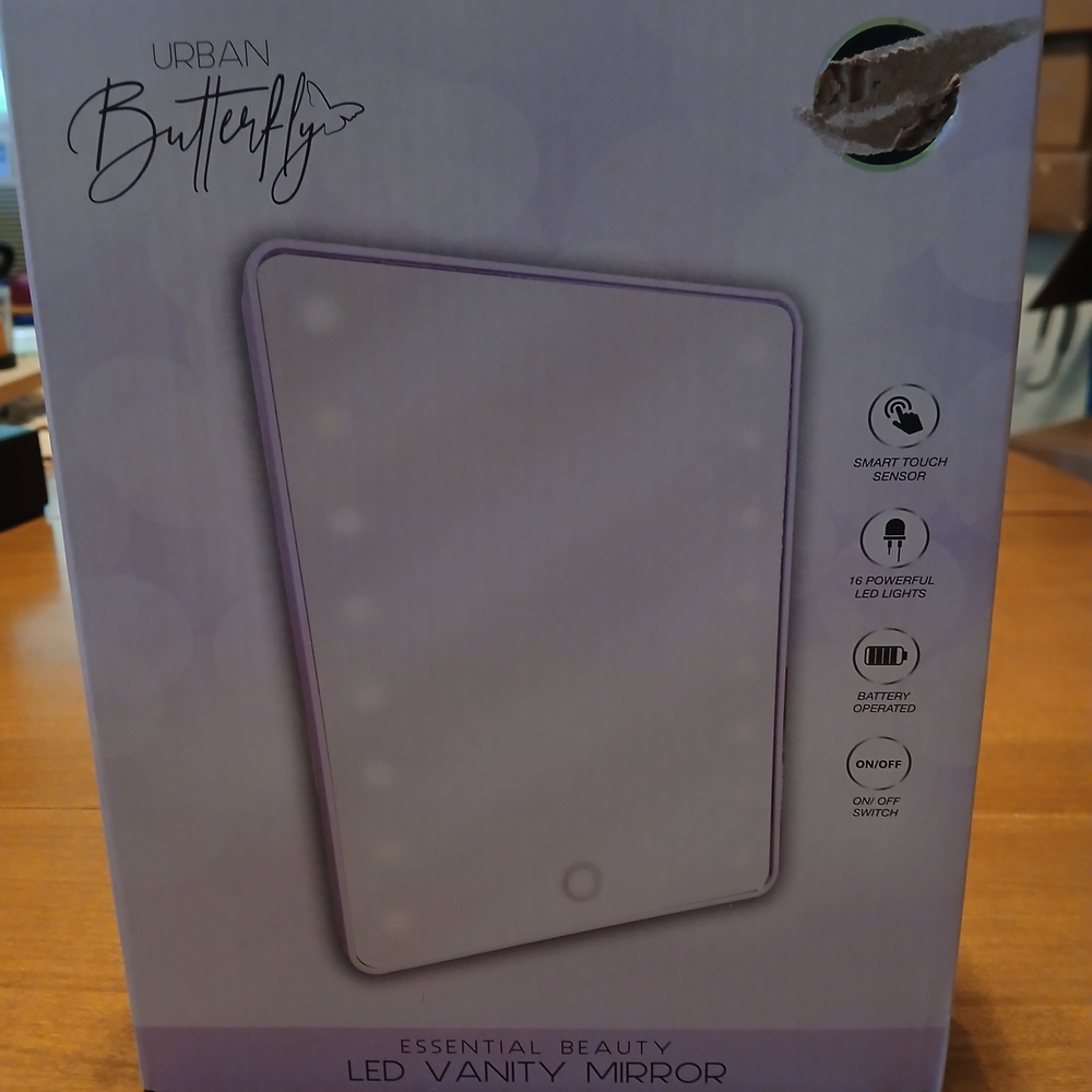 LED Vanity Mirror - Purple